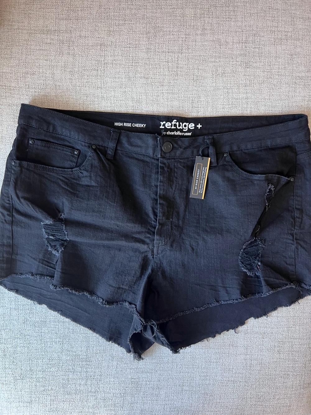 Charlotte Russe Refuge High Rise Cheeky Shorts